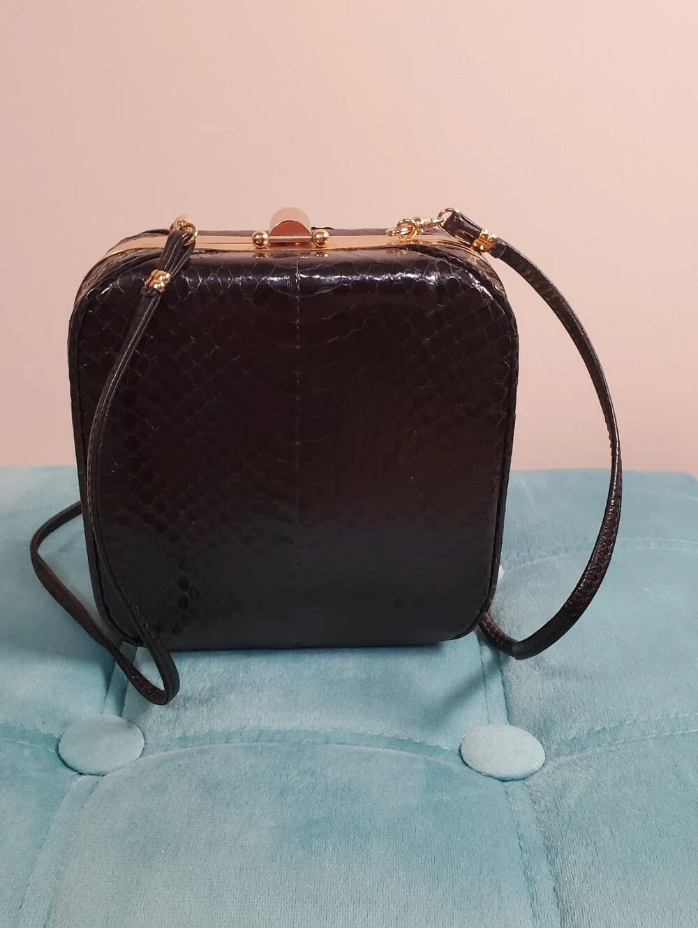 Rosato - Vintage - Genuine Snake Skin  - Shoulder Bag